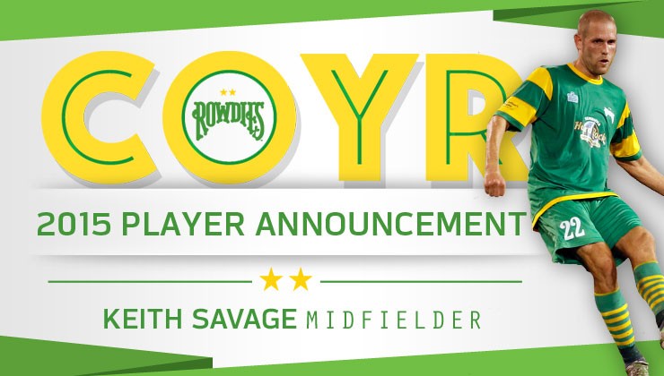 Rowdies Announce Return of Midfielder Keith Savage