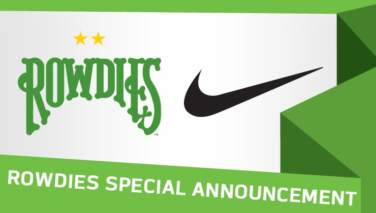 Rowdies Announce Nike Kit and Apparel Partnership